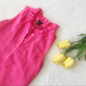 J. Crew Ruffle Neck Blouse